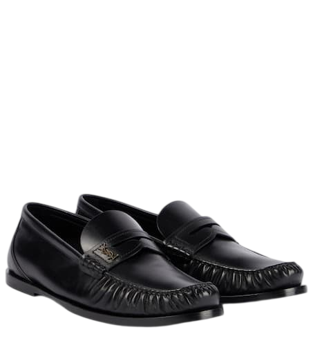 Laurent leather penny loafers