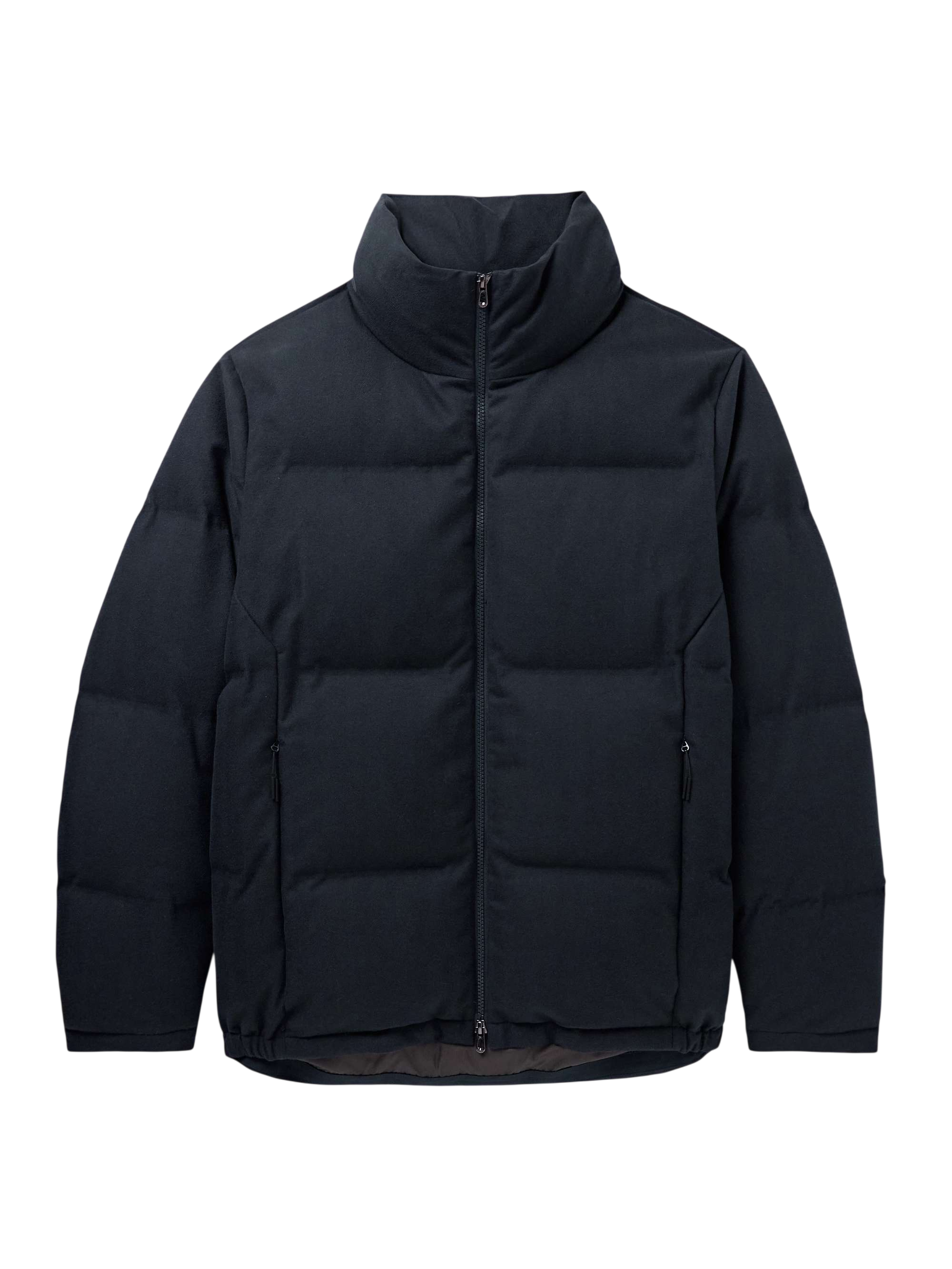 Tribeca Quilted Herringbone Cotton and Cashmere-Blend Down Jacket