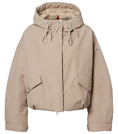 Cropped down jacket