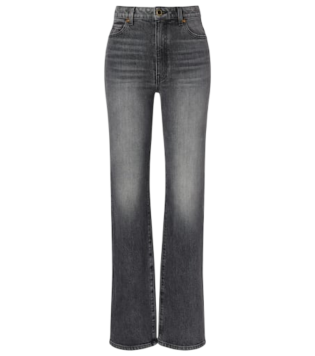 Danielle high-rise straight jeans