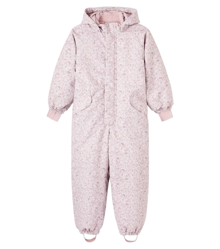 Miko floral padded snowsuit