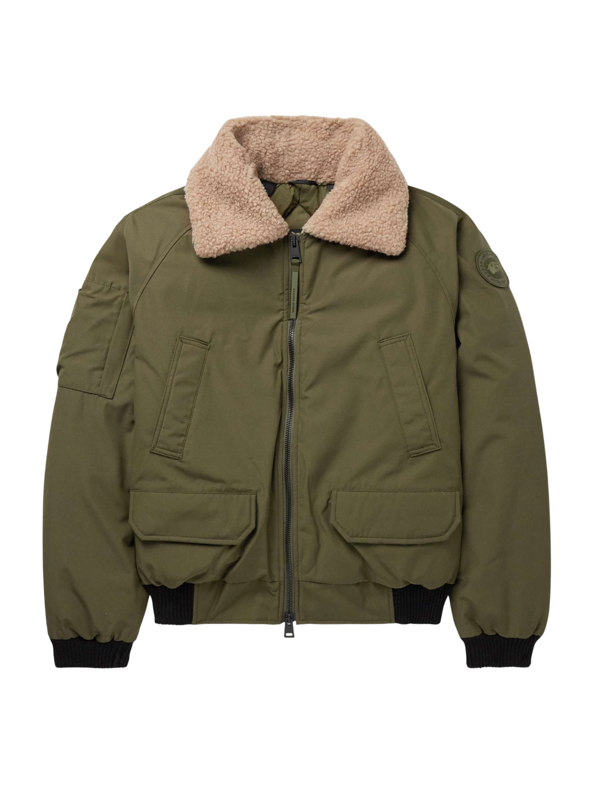 Chilliwack Recycled Wool-Blend Fleece and Shell Down Bomber Jacket