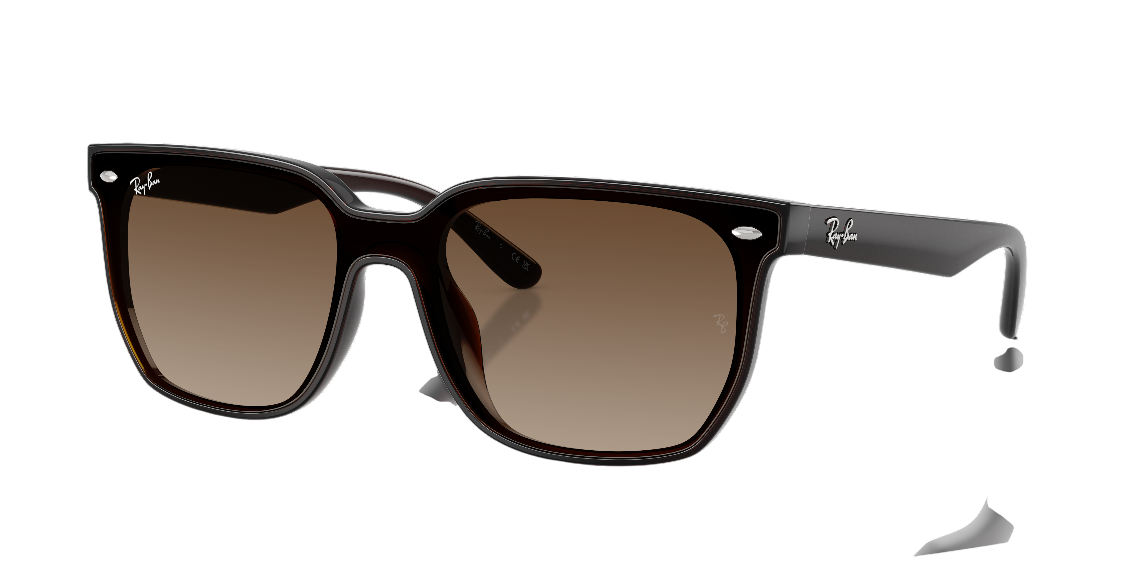 Ray-Ban Sunglasses Unisex Rb4466d - Transparent Dark Brown Frame Brown Lenses 01-47