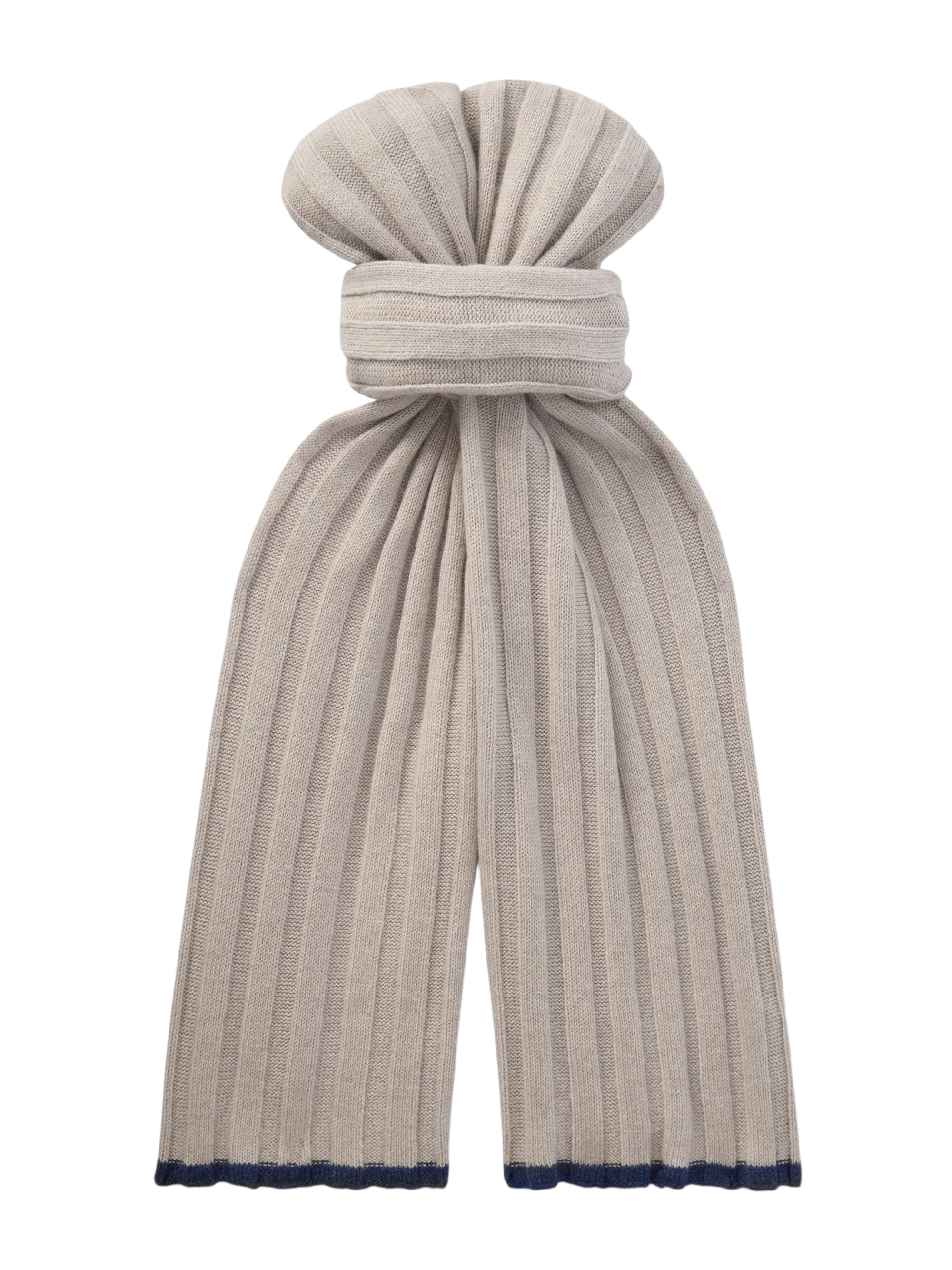 Ribbed Cashmere Scarf