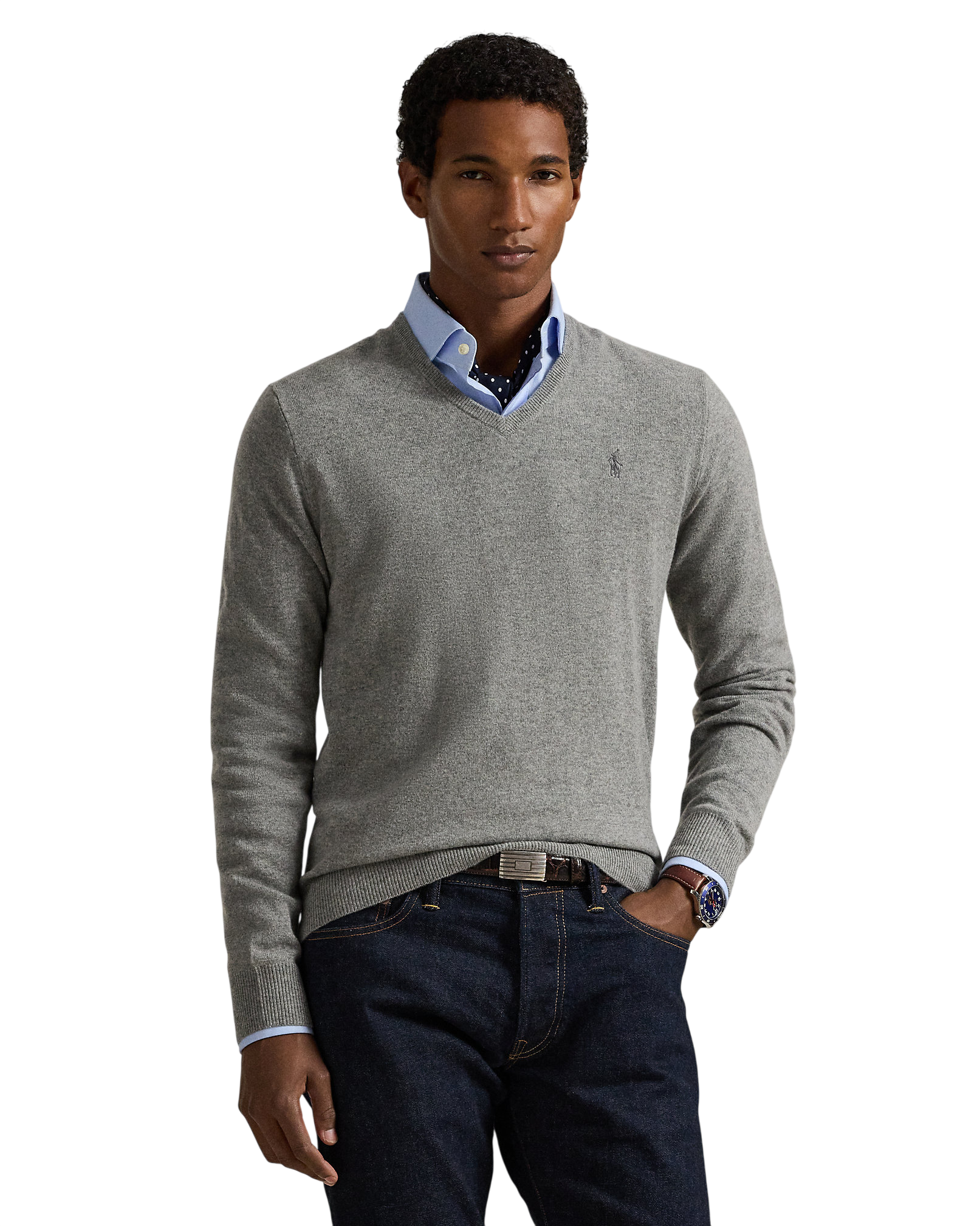 Wool V-Neck Sweater