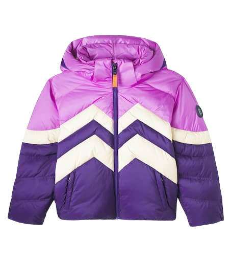 Maddy chevron down ski jacket
