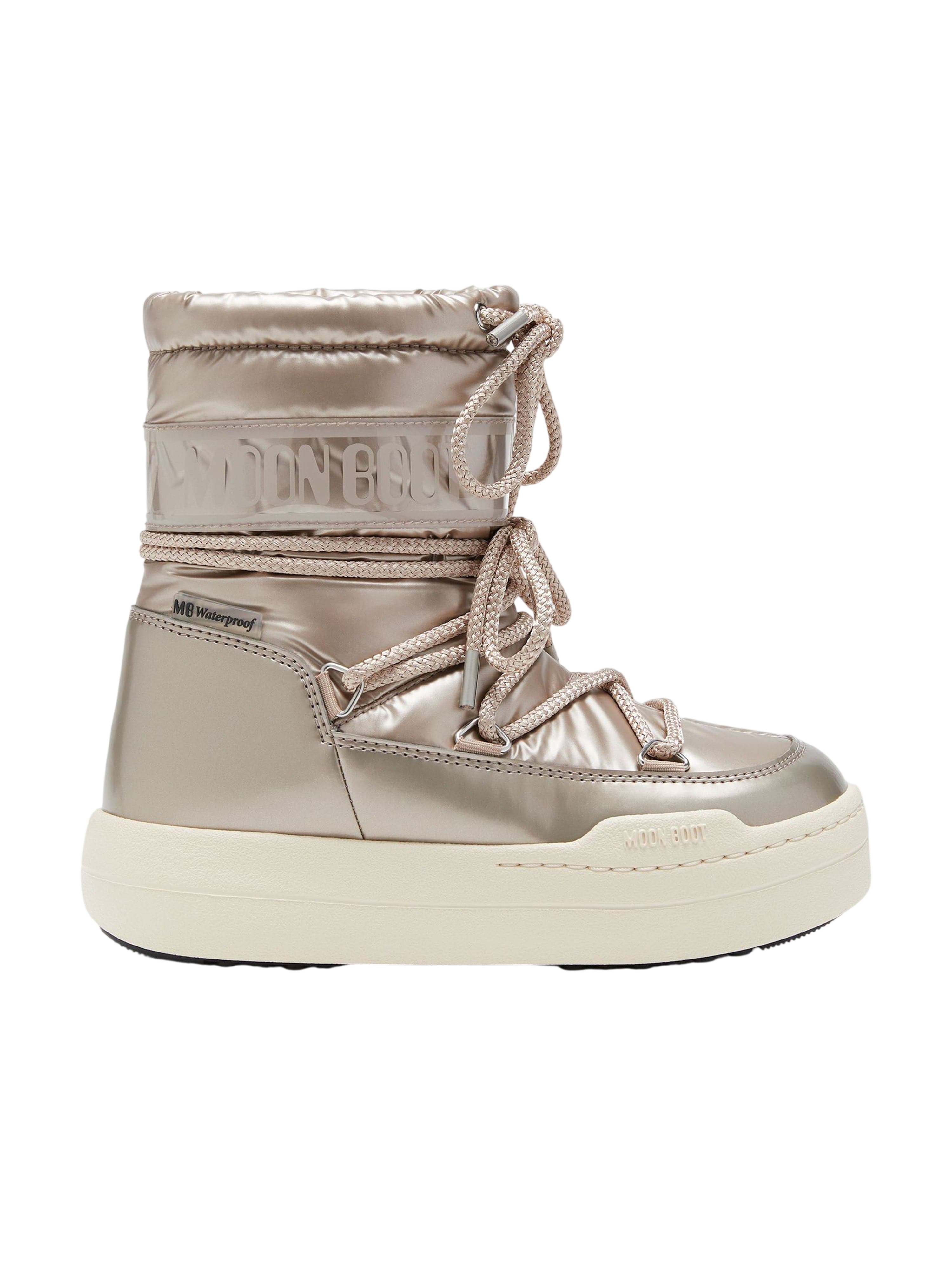 Moon Boot Girls JR Park Boots in Rose Gold