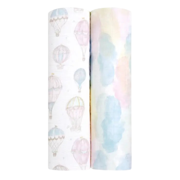 Organic Cotton Swaddles 2 Pack