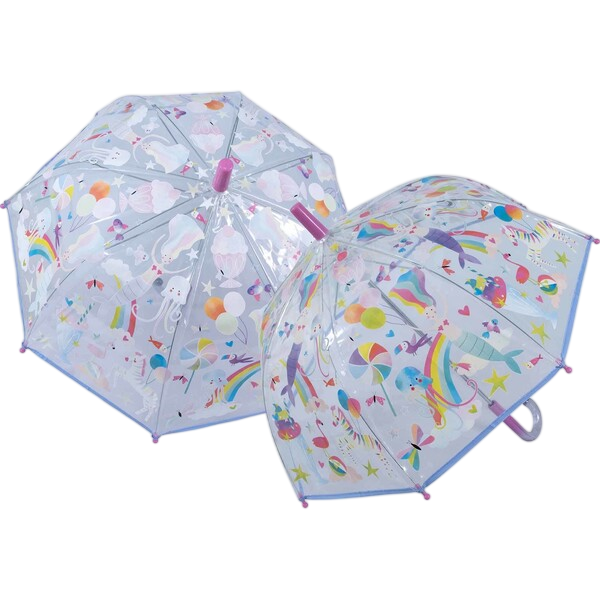 Fantasy Transparent Colour Changing Umbrella - Floss & Rock Backyard & Park | Maisonette