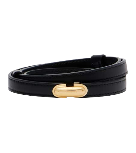 Symmetry leather belt