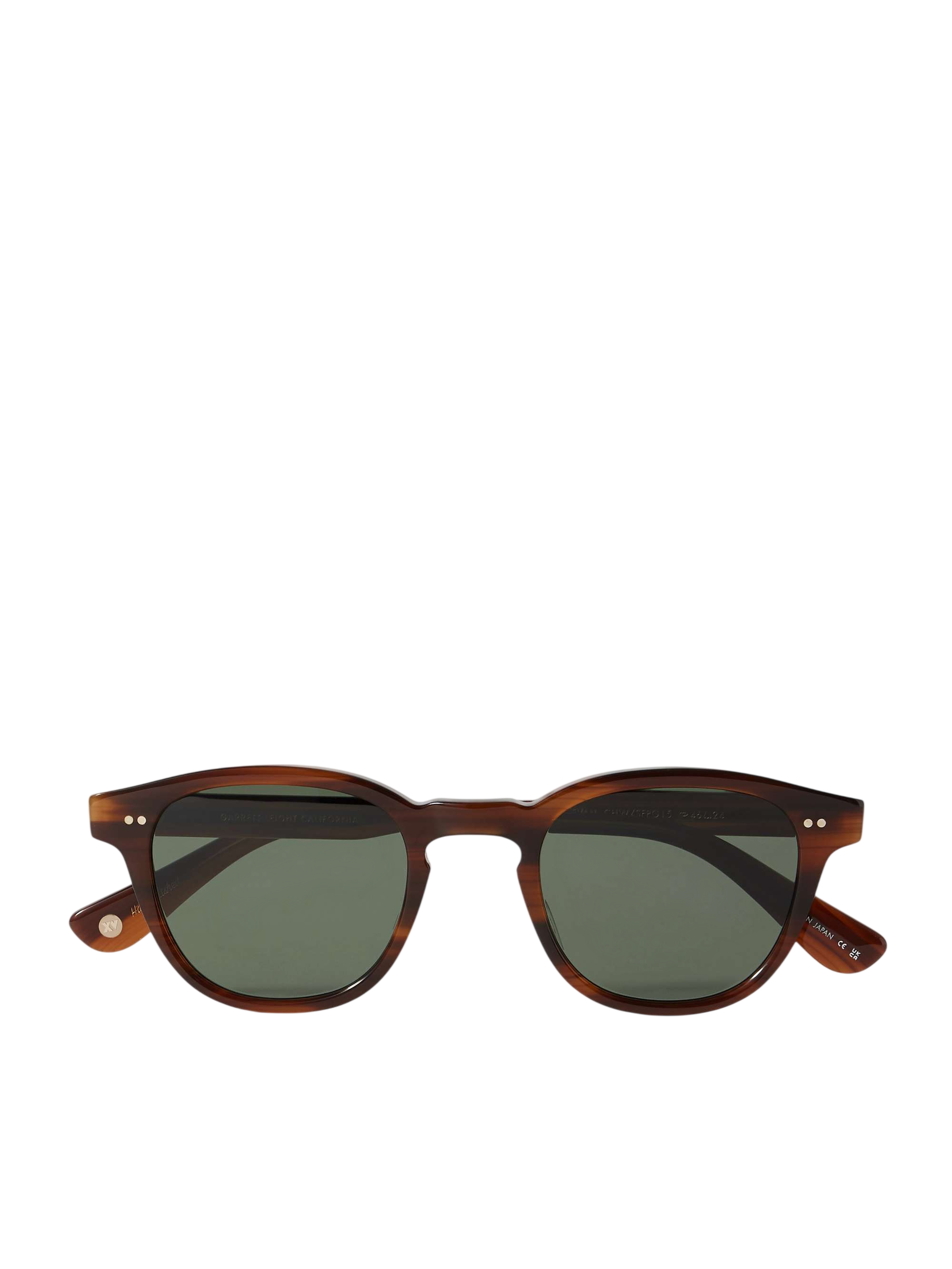 Evan Round-Frame Acetate Sunglasses