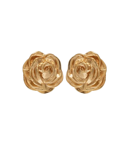 Rose gold-plated earrings