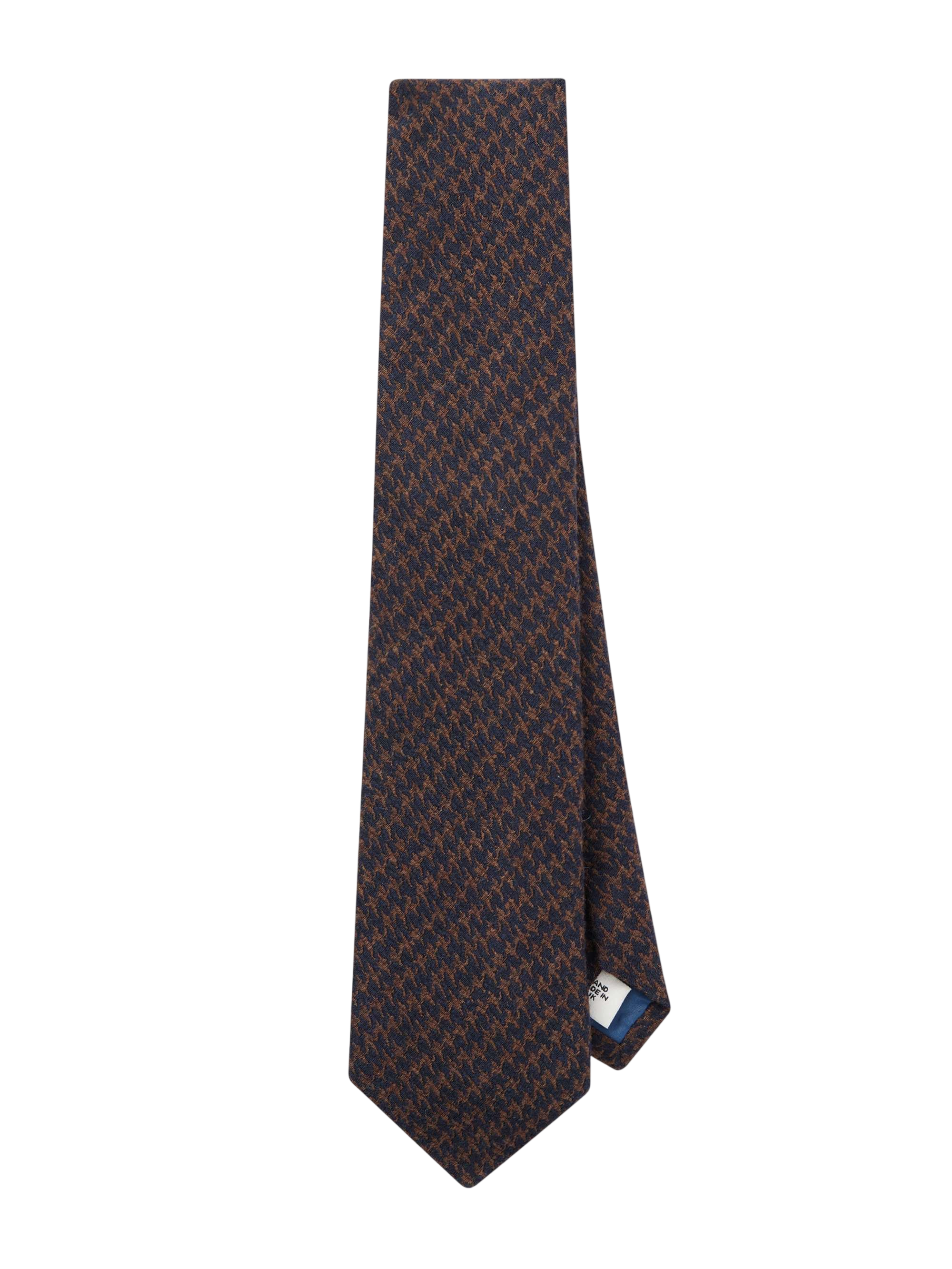 8cm Houndstooth Wool and Silk-Blend Tie