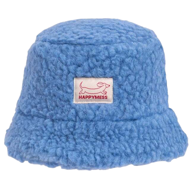 Children's Merino Wool Bucket Hat, Ice Blue