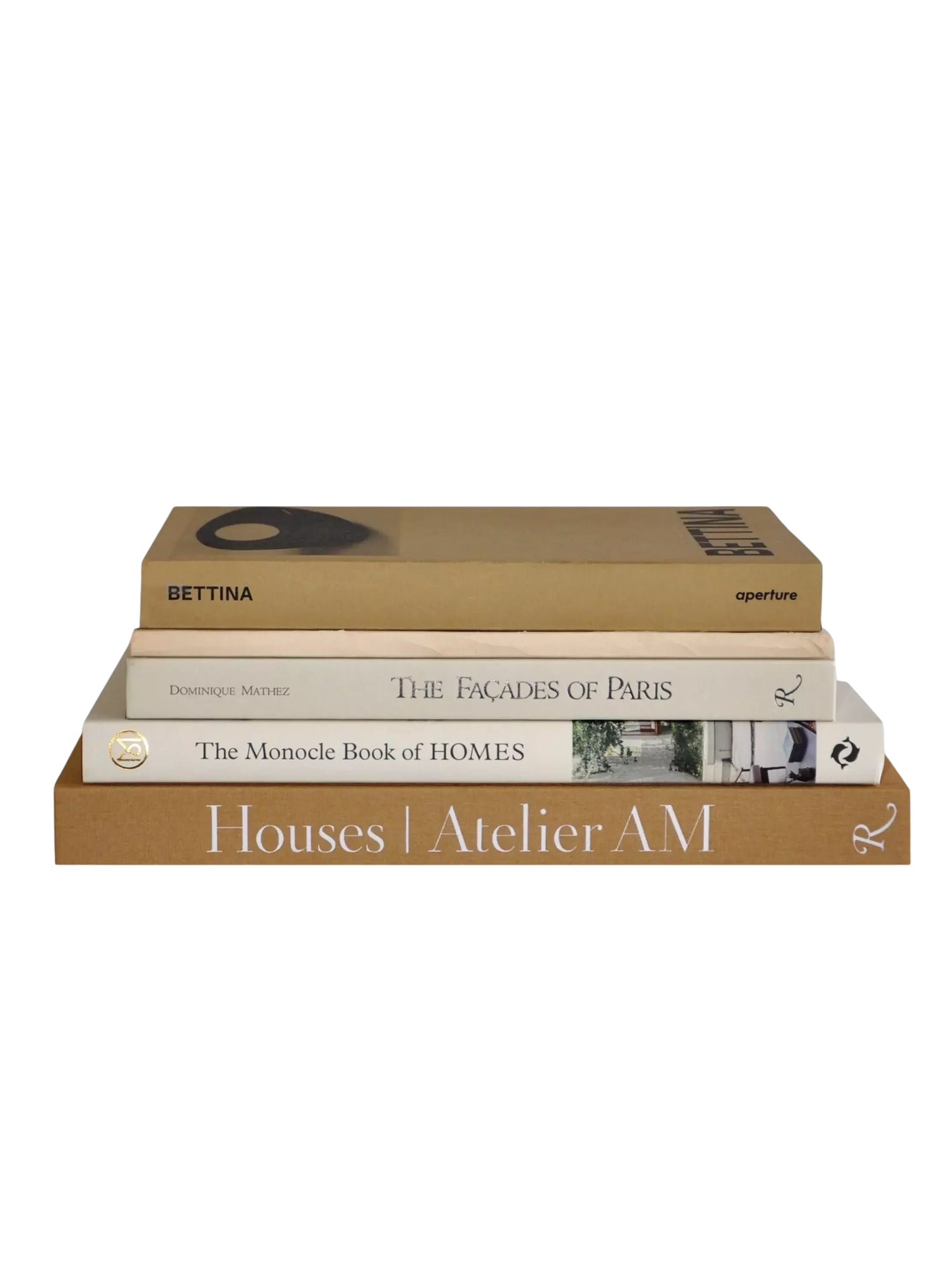 The Beige Coffee Table Book Stack