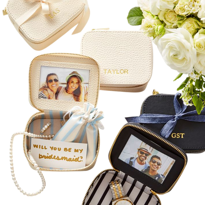 Leather Keepsake Photo Travel Case