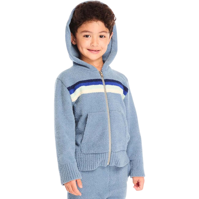 Paxton Tahoe Blue Zip Up Hoodie