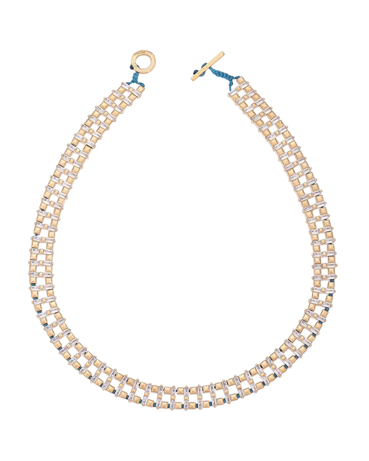 Gold Bronze Necklace CNS-1482