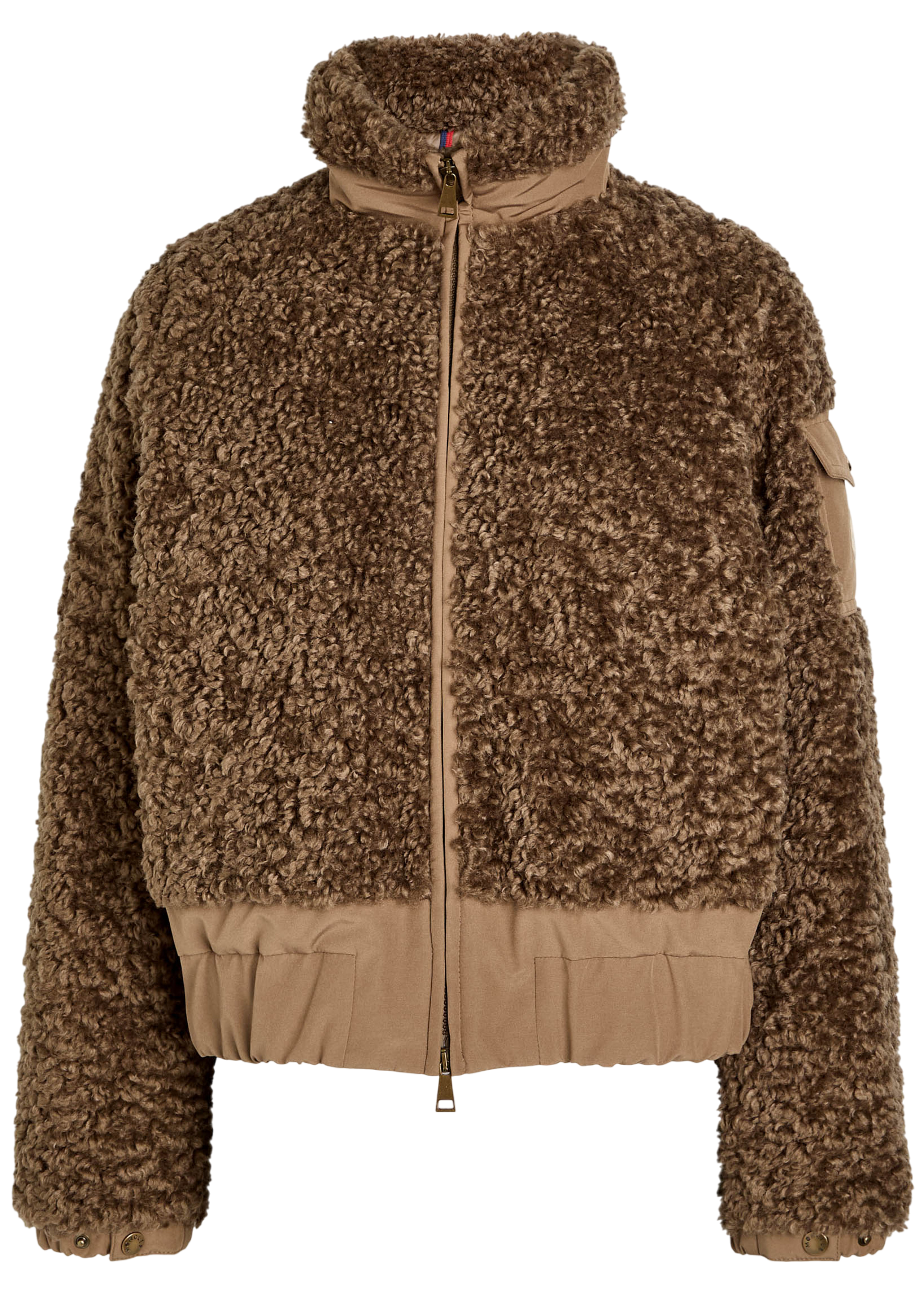 Coligny padded faux fur and shell jacket