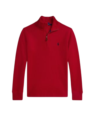 Boys' 8-20 Estate-Rib Quarter-Zip Pullover