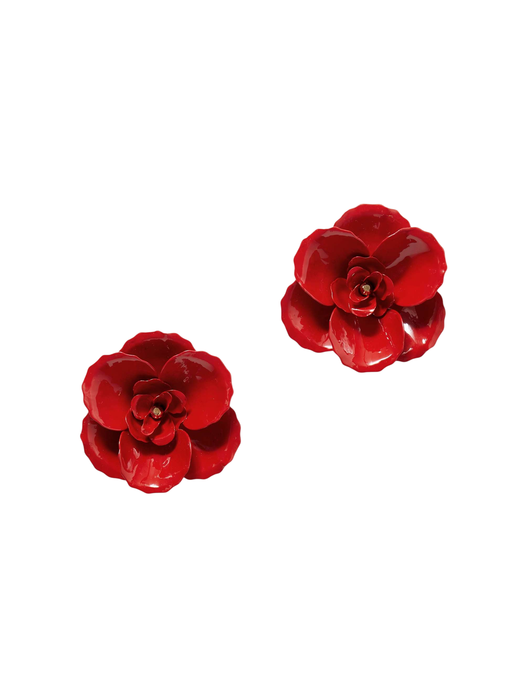 Chaya gold-tone enamel earrings