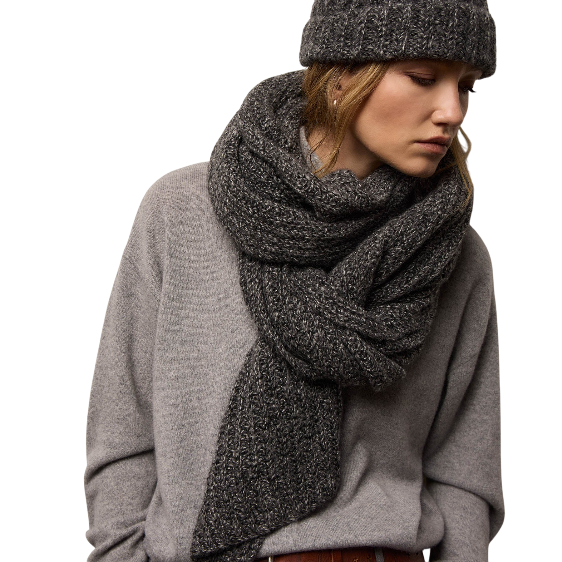 Cashmere Silk Marl Scarf