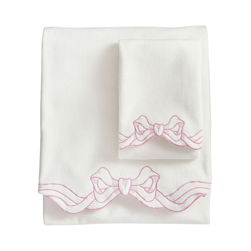 LoveShackFancy Palace Bow Bath Towel