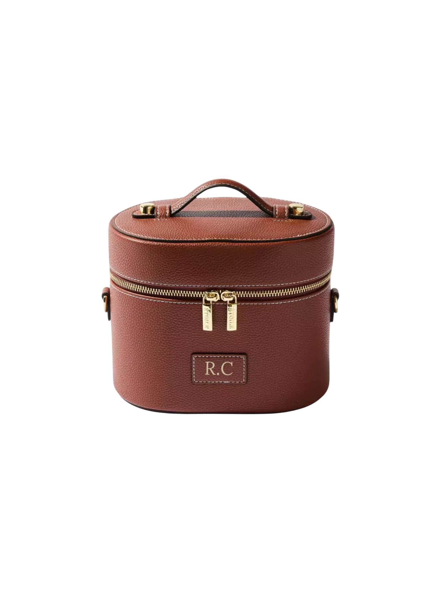 Personalised Oval Vanity Case