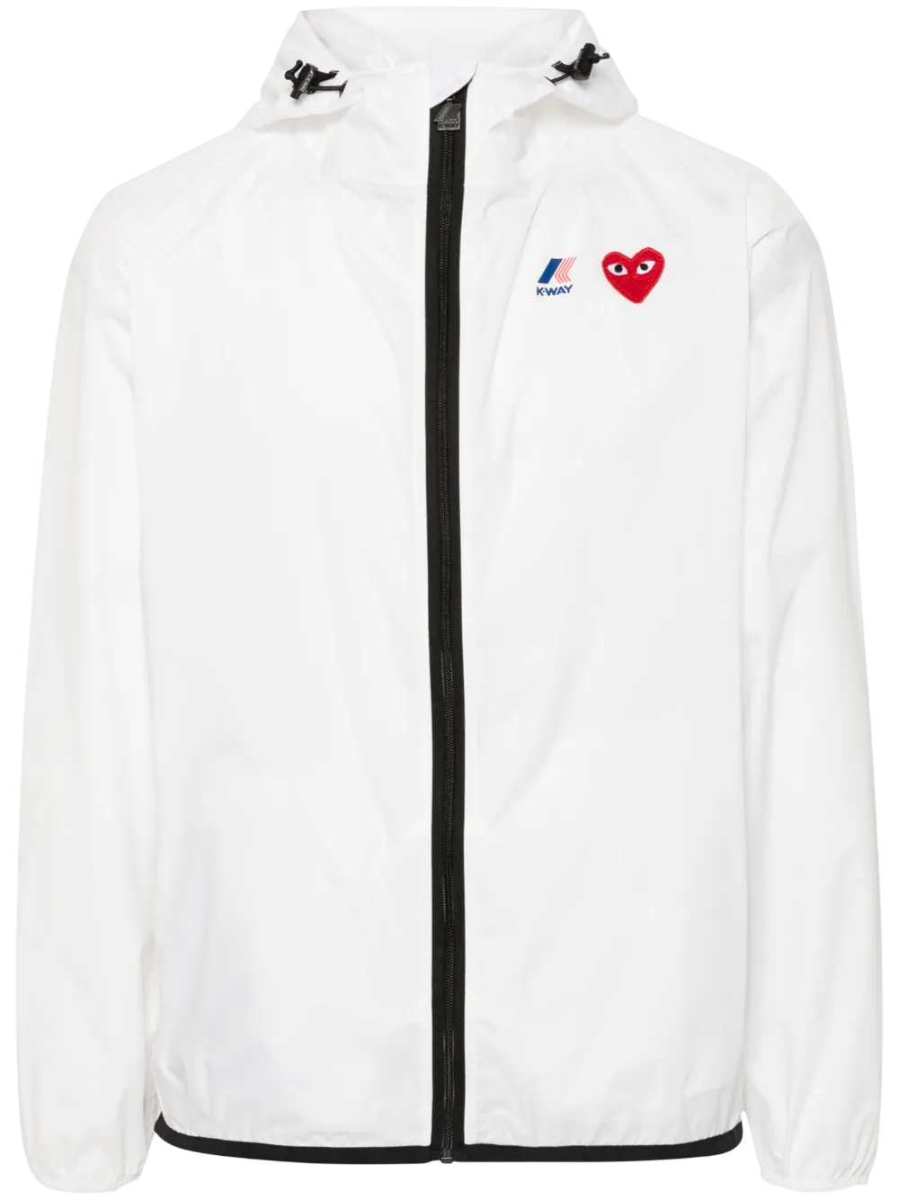 x K-Way Heart-patch lightweight jacket