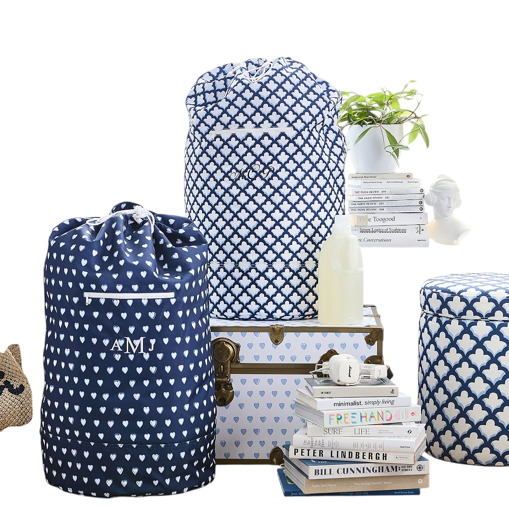 Roller Rabbit Monkey Laundry Bag