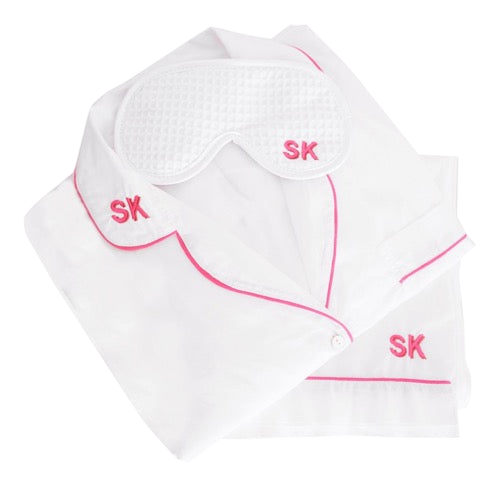 Pink Piping Pyjamas for All the Family