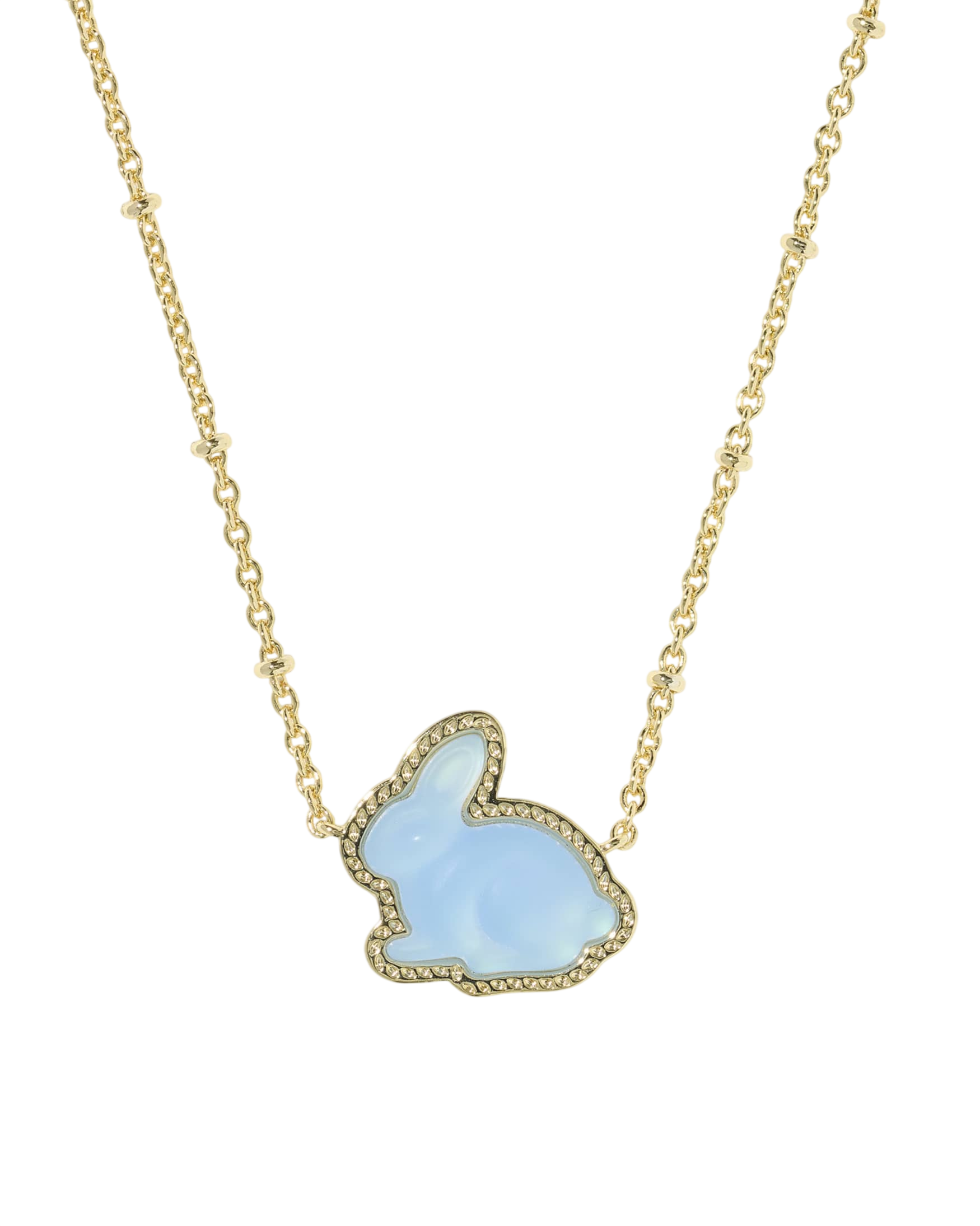 Bunny Gold Short Pendant Necklace