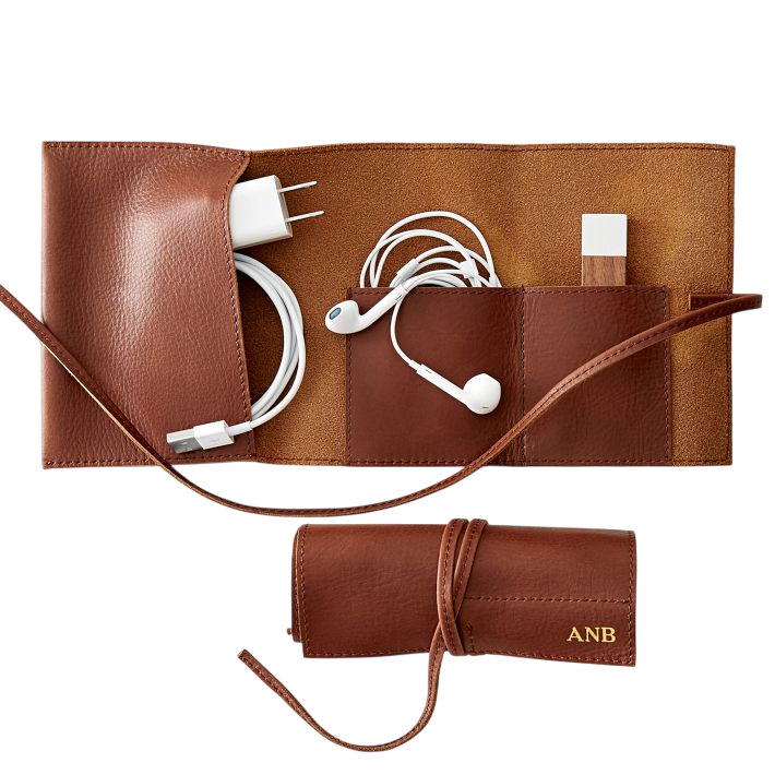 Leather Charger Roll Up