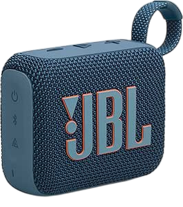 JBL GO 4 Ultra-Portable Bluetooth Speaker with Big JBL Pro Sound and Punchy Bass, PlaytimeBoost, Waterproof Design and 7-Hour Playtime, Blue