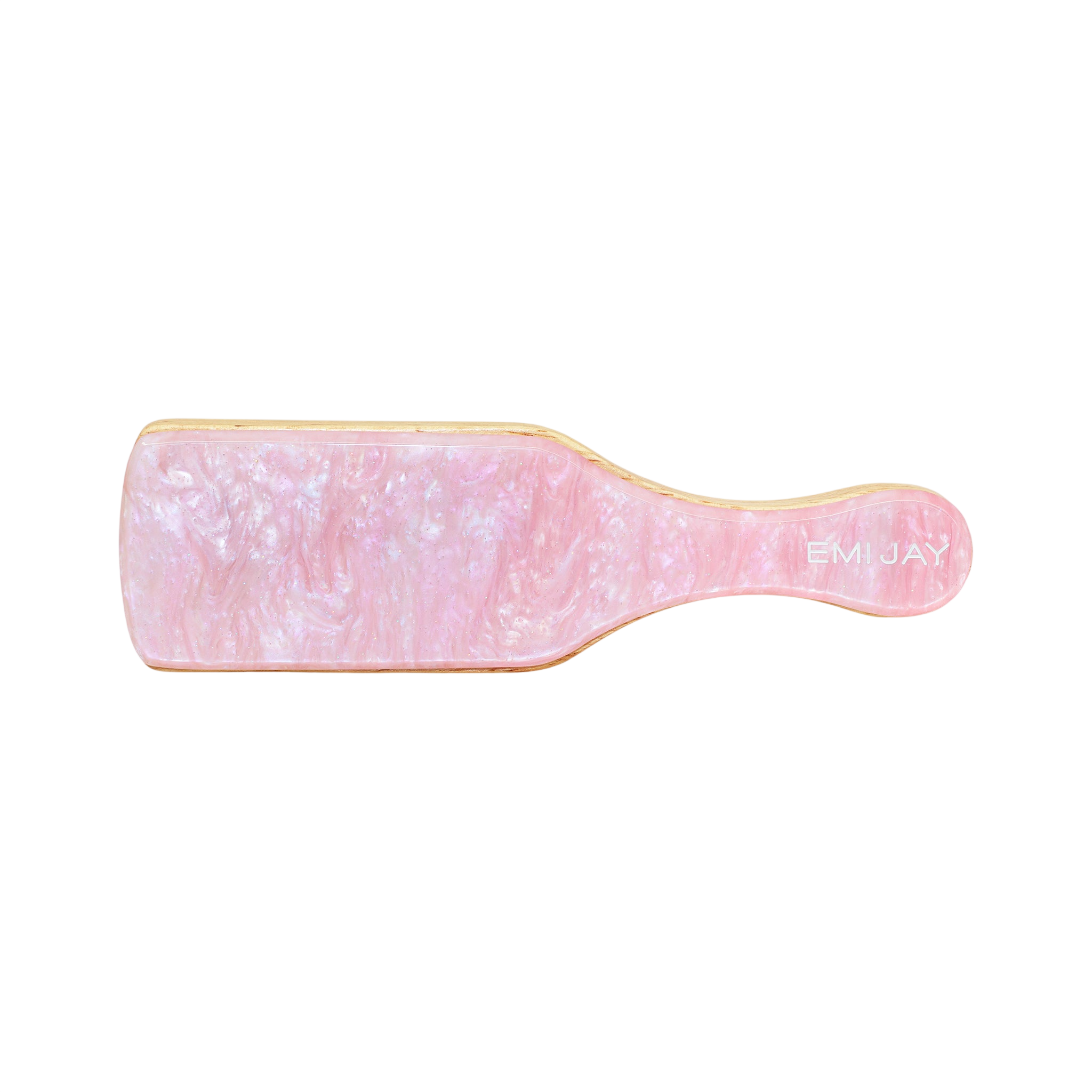 Mini Boar Bristle Brush in Pink Sugar