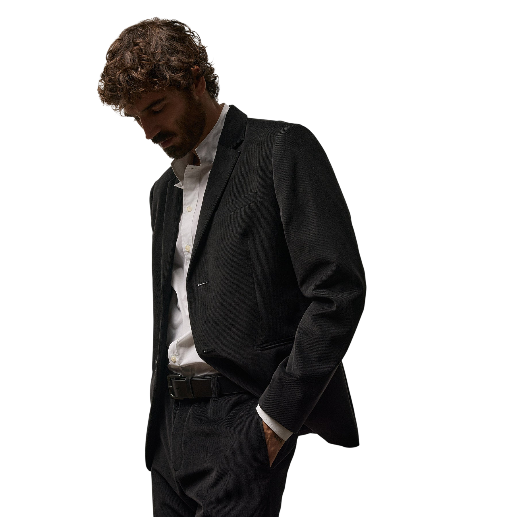 Cotton Cashmere Corduroy Suit Jacket