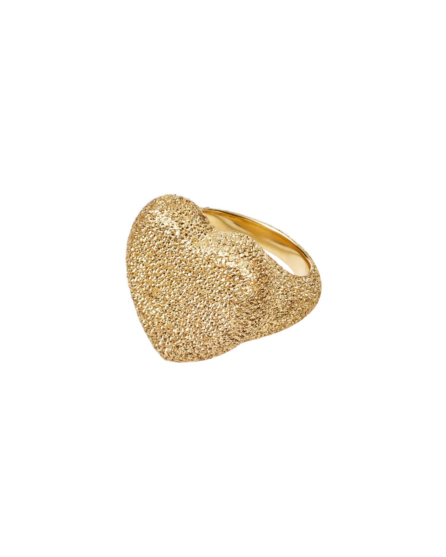 Florentine Finish Cuore Ring