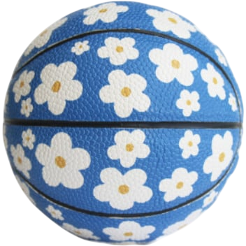 Mini Blue Flower Basketball