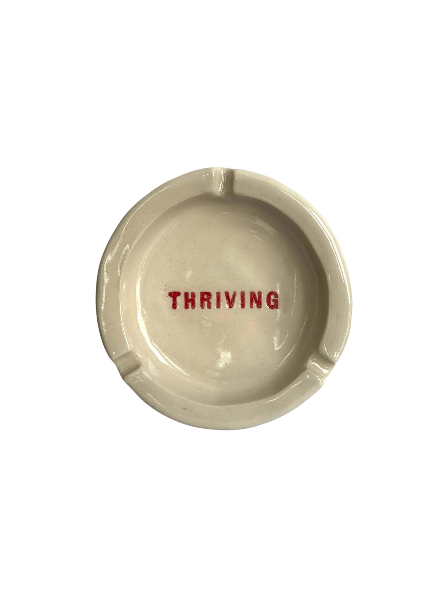 Cream Thriving Ashtray