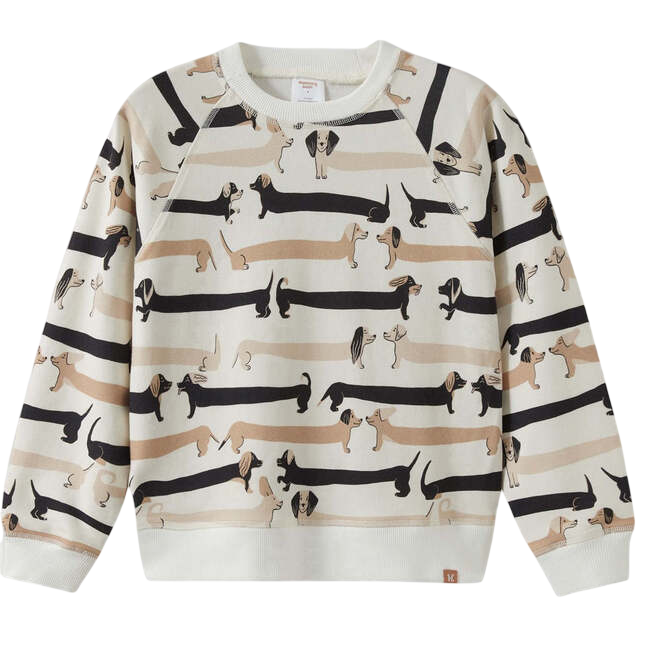 Dachshund Dreams Sweatshirt, Beige