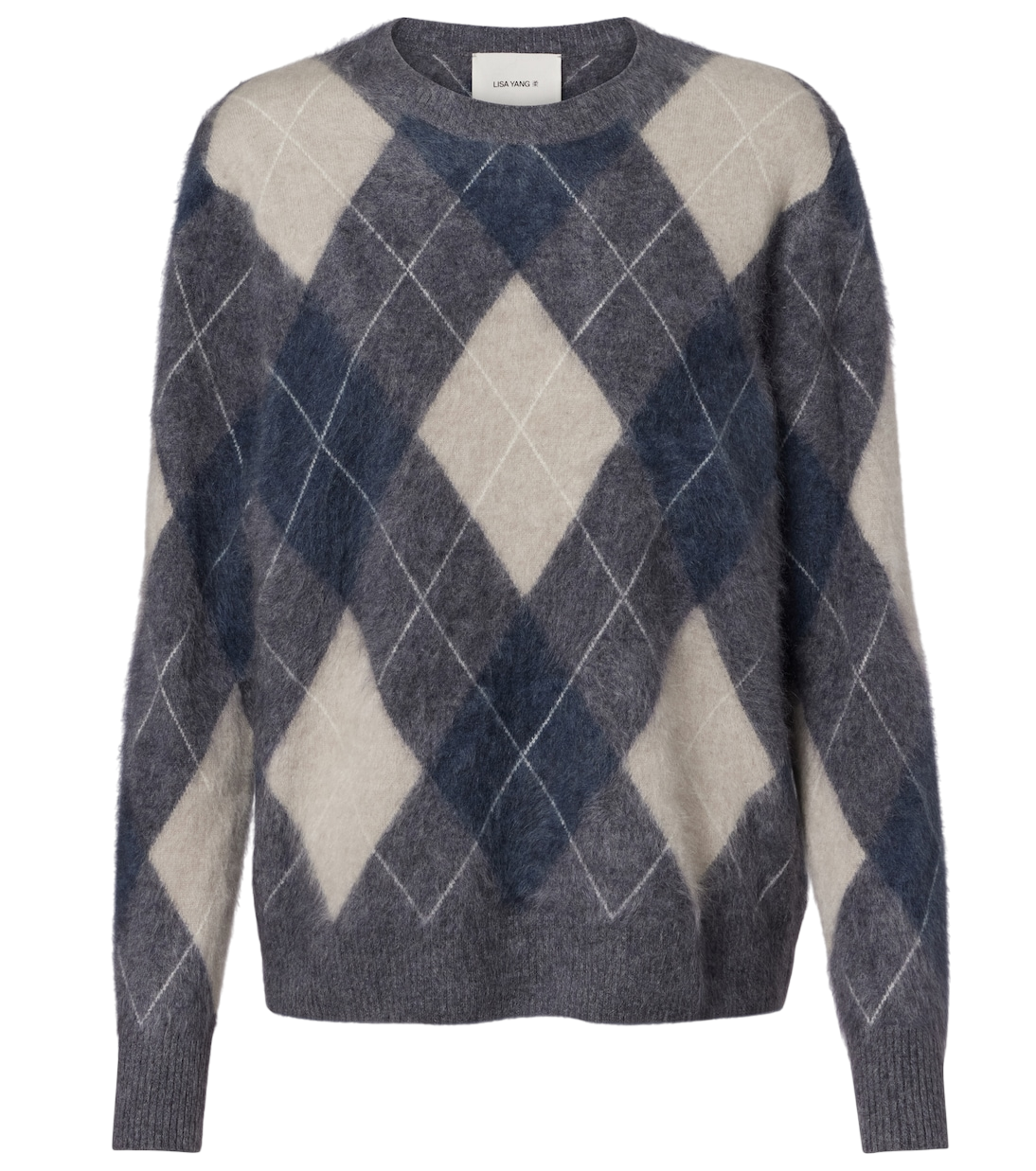 Margy argyle cashmere sweater