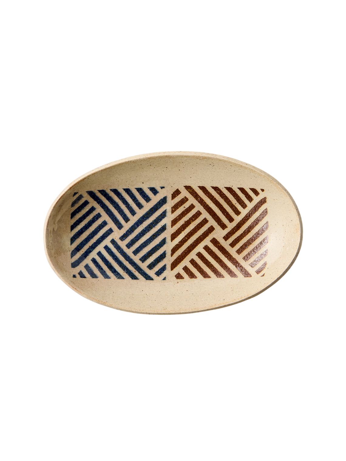 No. 1 Nerikomi Ceramic Medium Oval Bowls (Set of 5)