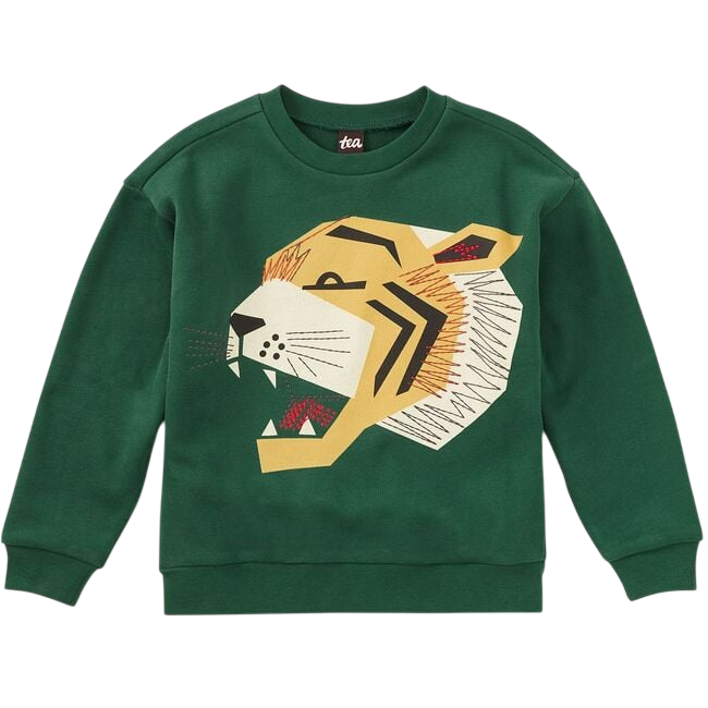 Embroidered Tiger Popover, Jungle