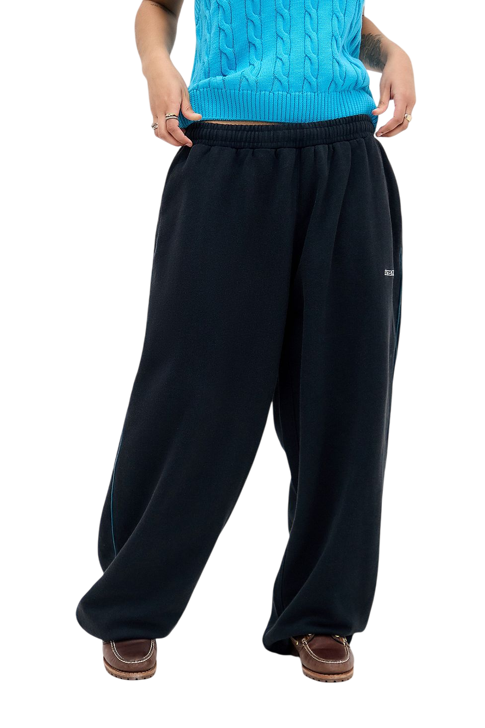 iets frans... Black Harri Baggy Joggers