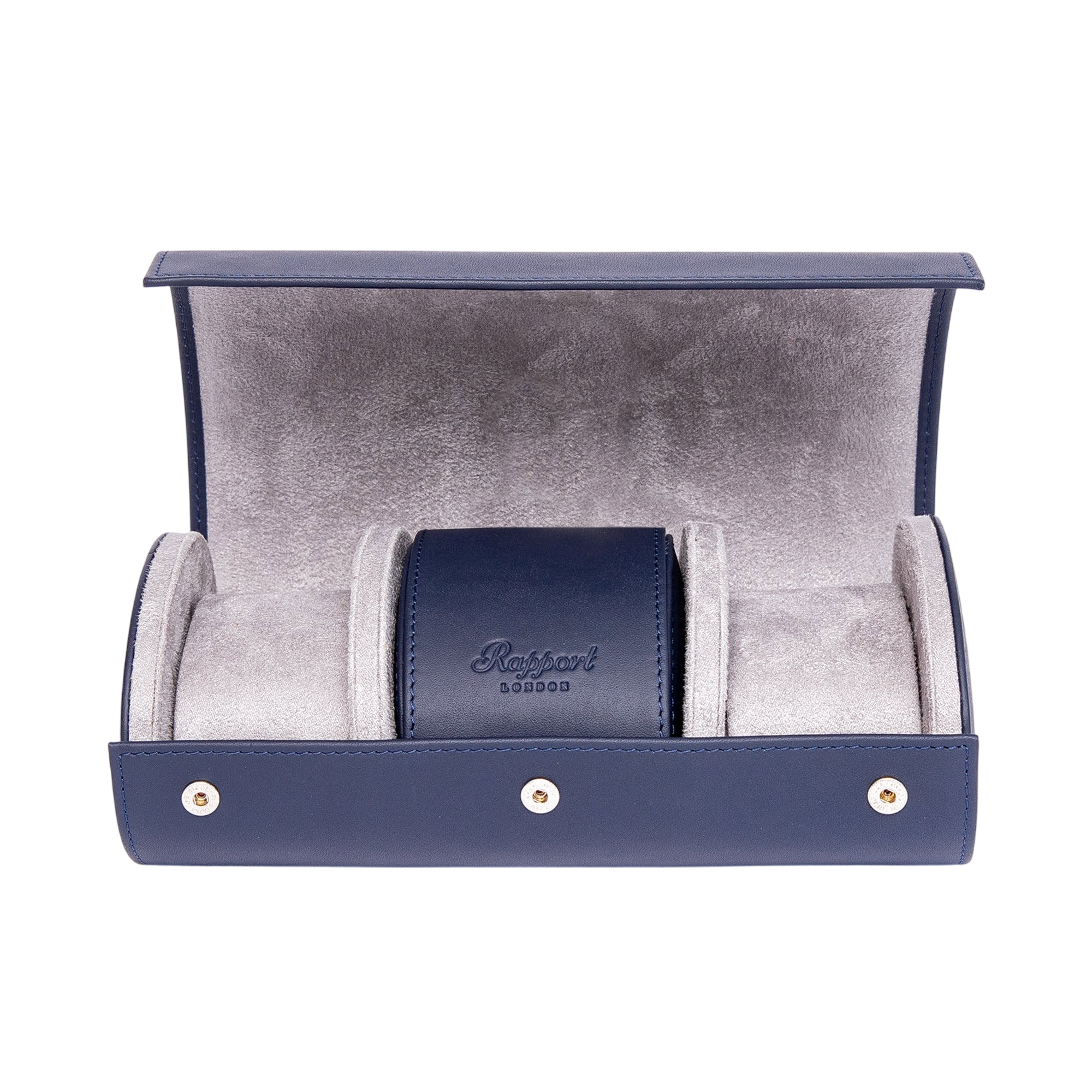 Hyde Park Three Watch Roll - Navy