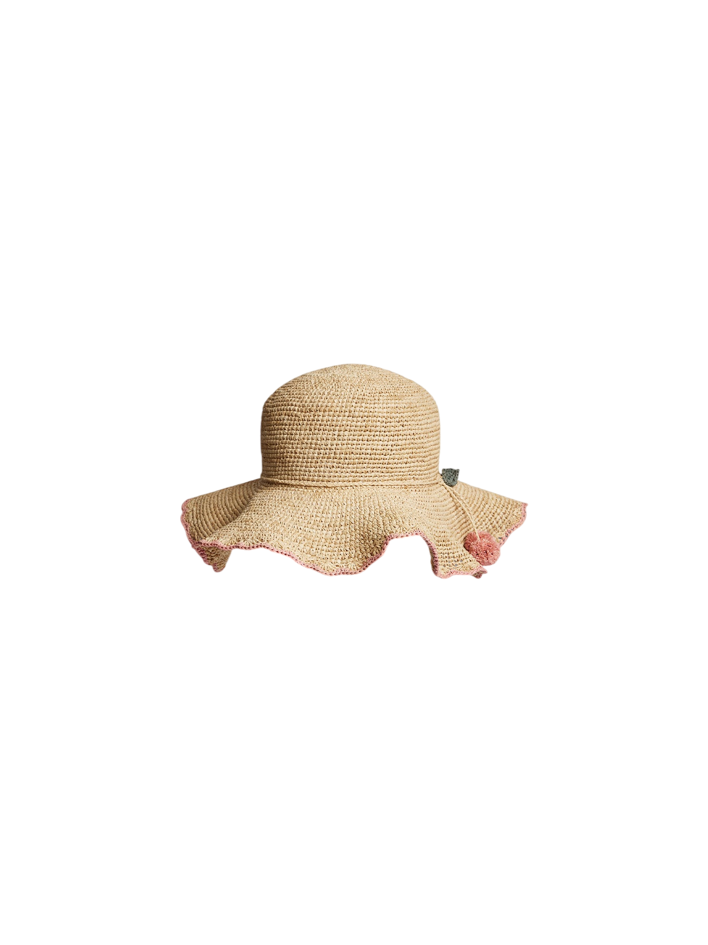 Lila hand-braided sun hat