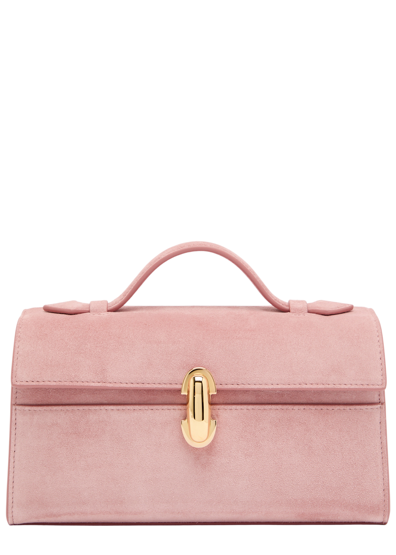 Symmetry suede pochette