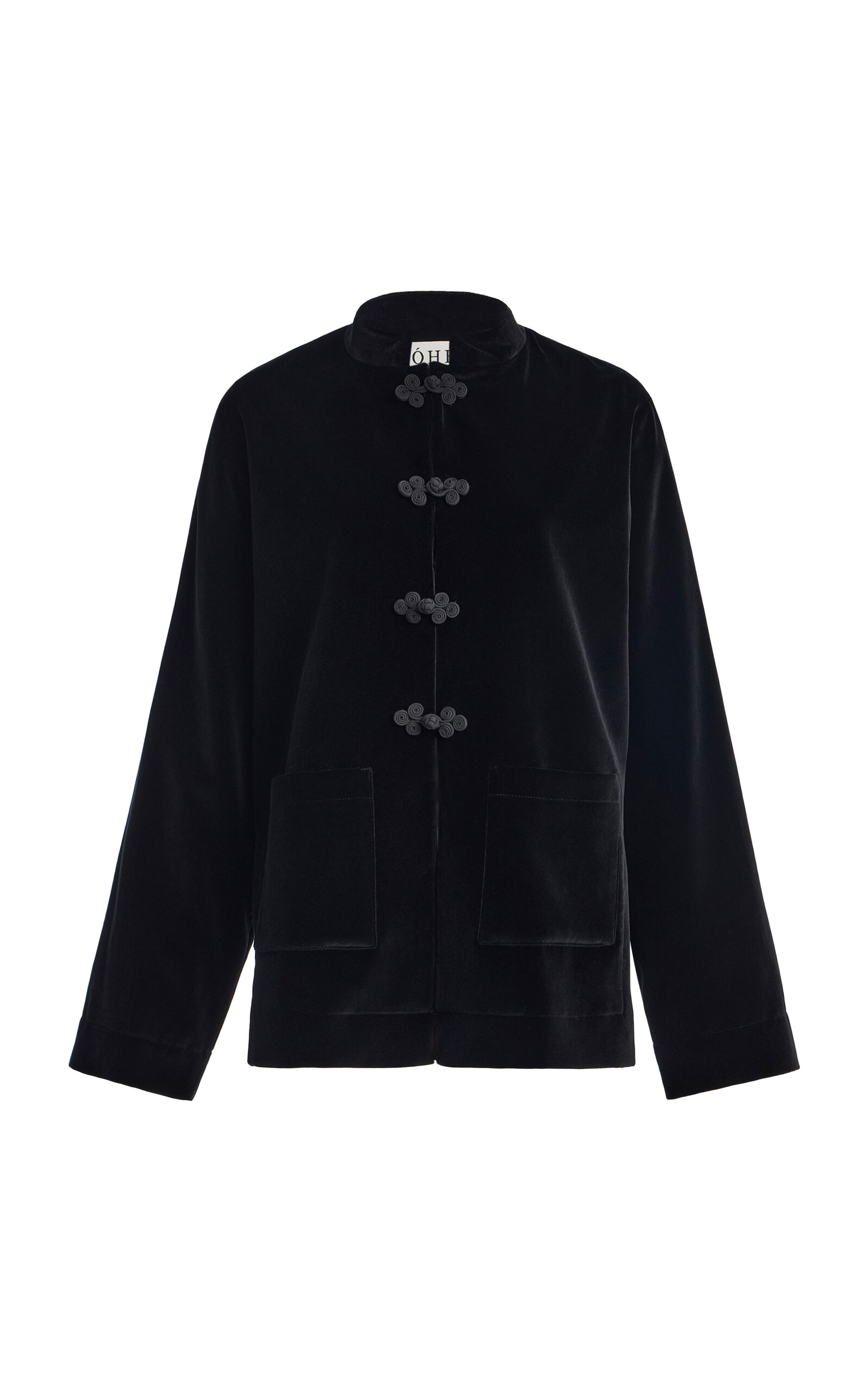 Pankou Closure Velvet Jacket