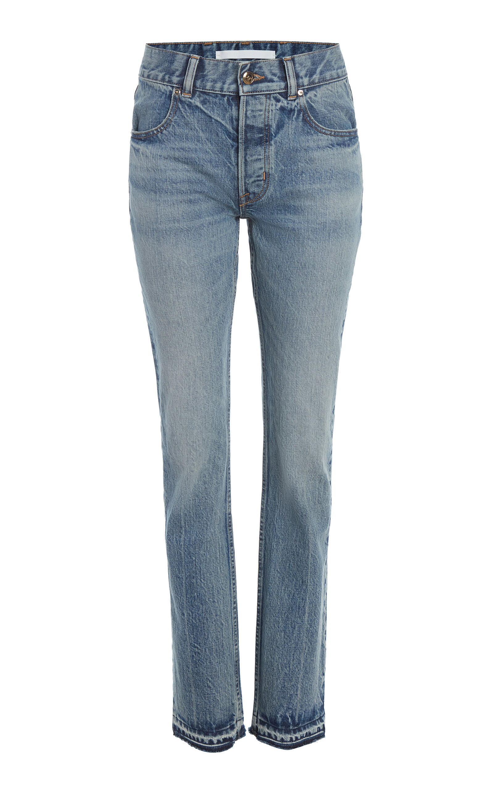 The Olympia Rigid Low-Rise Slim-Fit Jeans