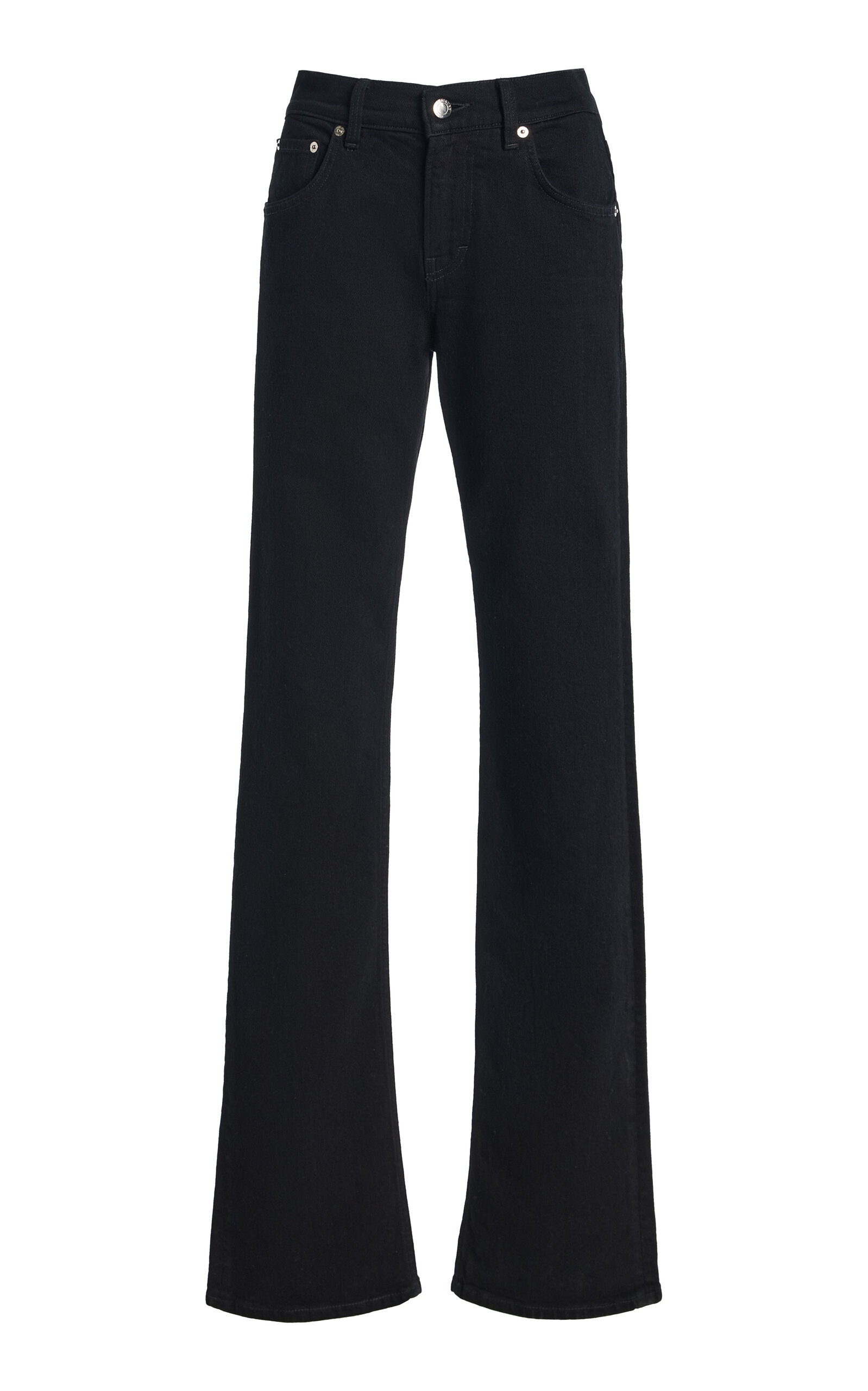 Chewy Rigid Mid-Rise Straight-Leg Jeans